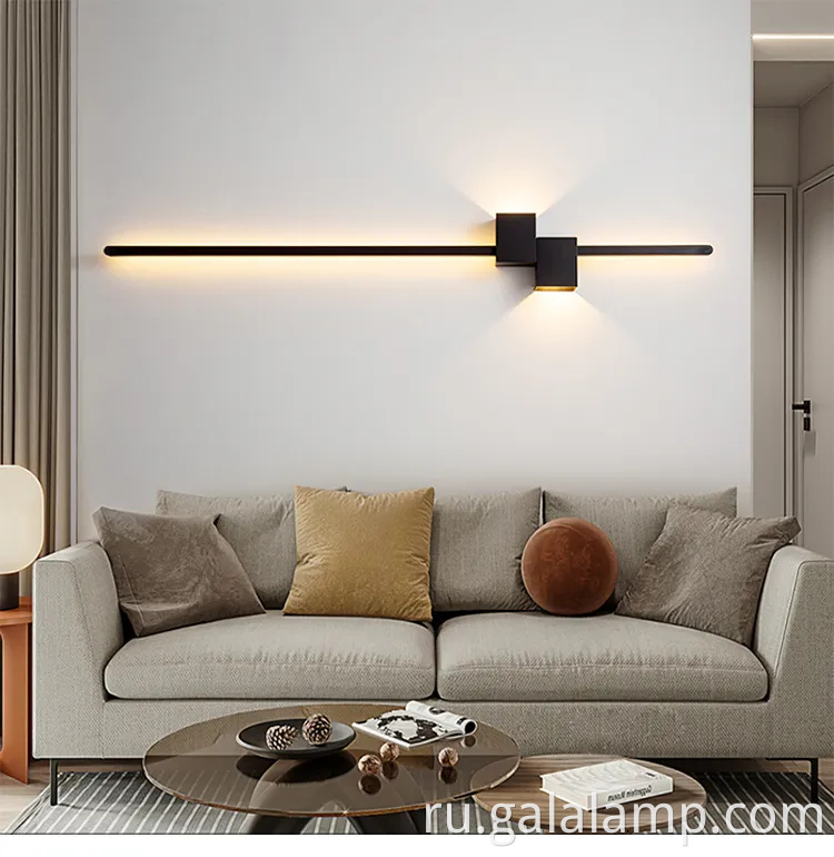 Минималистская настенная лампа, фоновая настенная лампа, нордическая коридорная лампа